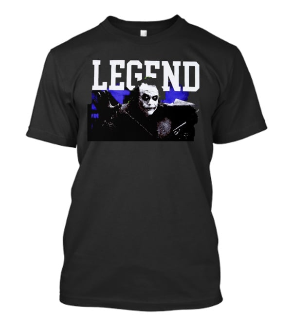 Heath Ledger Joker Legend Iconic Agent Of Chaos T-Shirt