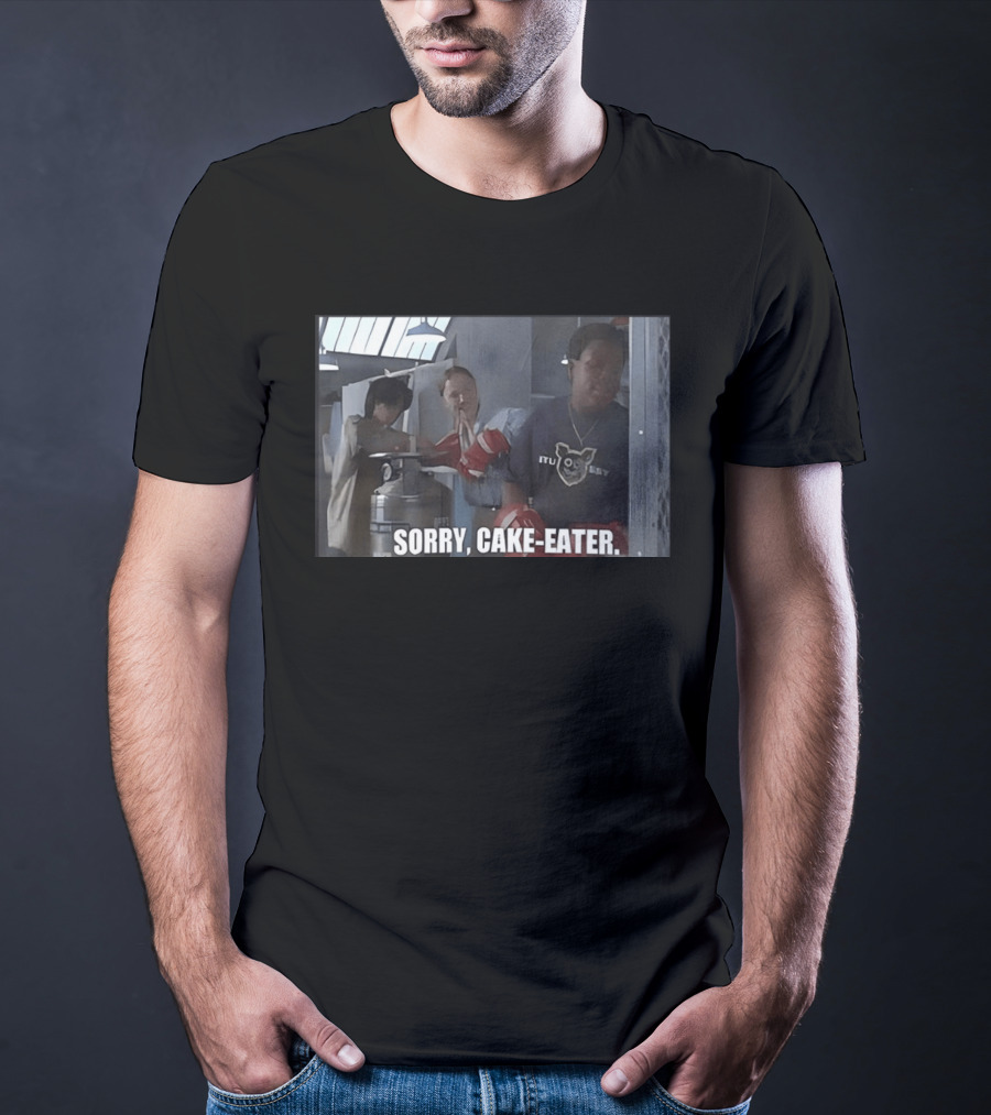 The Mighty Ducks Sorry Cake Eater Ice Hockey Scene T-Shirt