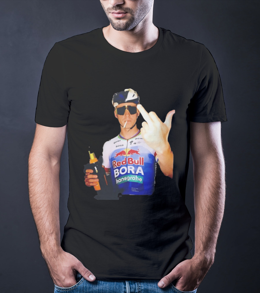 Remco Evenepoel Red Bull BORA Hansgrohe Smoking Gesture T-Shirt