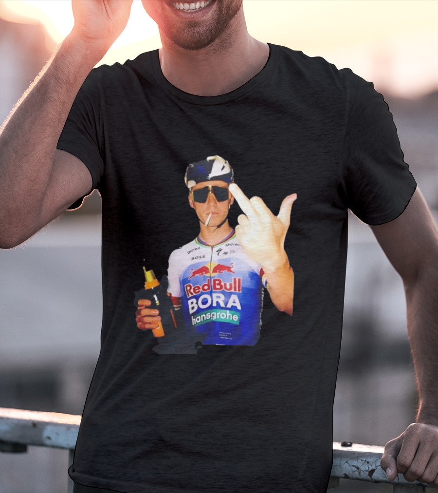 Remco Evenepoel Red Bull BORA Hansgrohe Smoking Gesture T-Shirt
