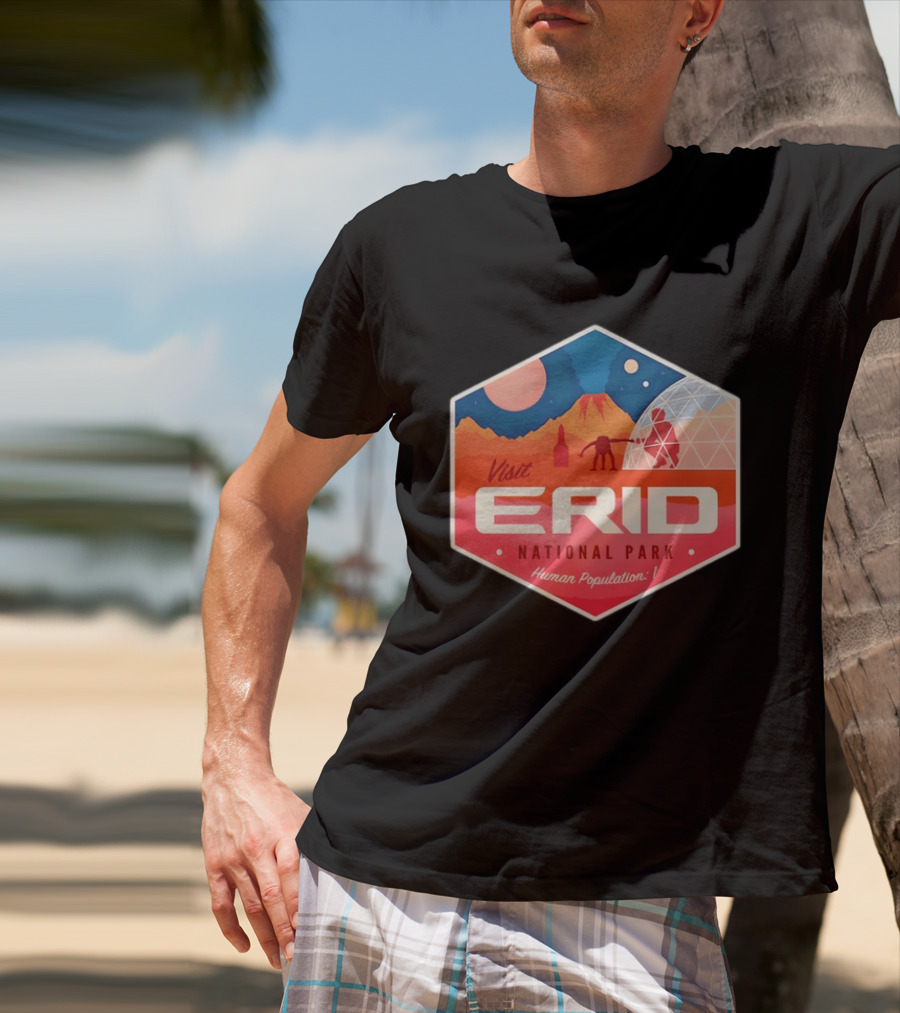 Rocky Alien Tau Ceti Visit Erid National Park Project Hail Mary Human Population One T-Shirt