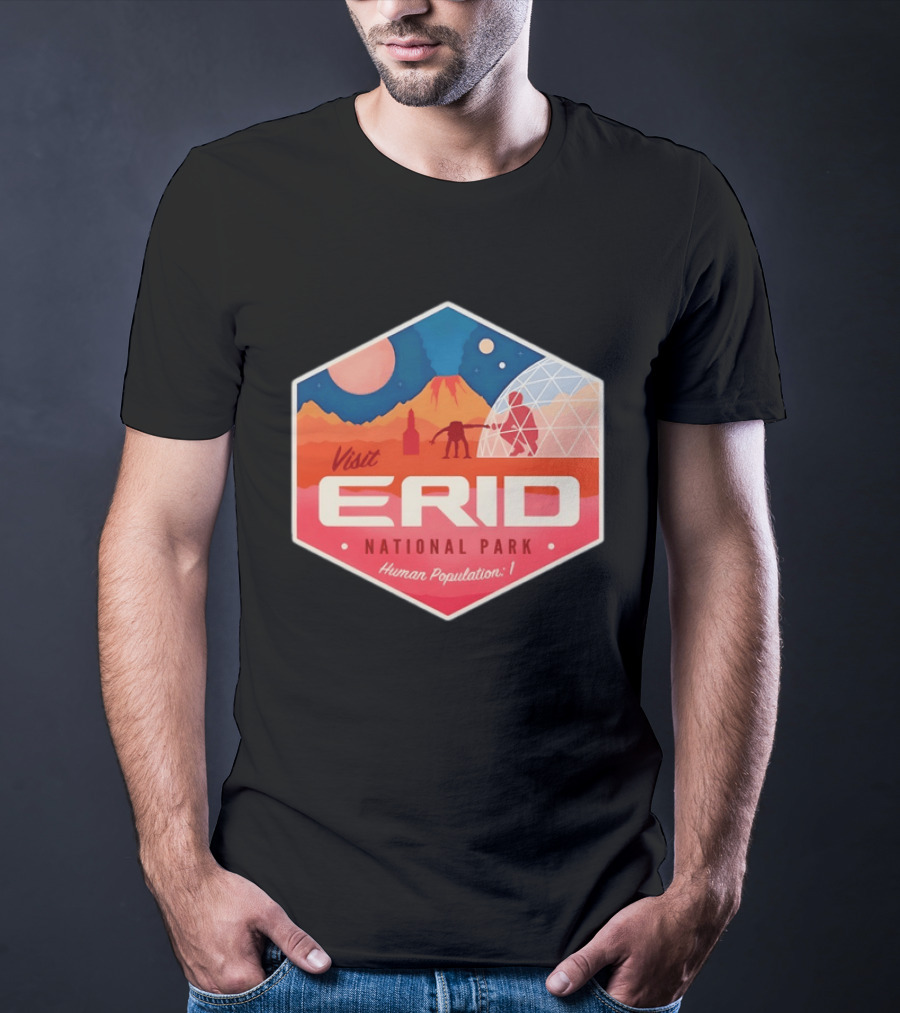 Rocky Alien Tau Ceti Visit Erid National Park Project Hail Mary Human Population One T-Shirt