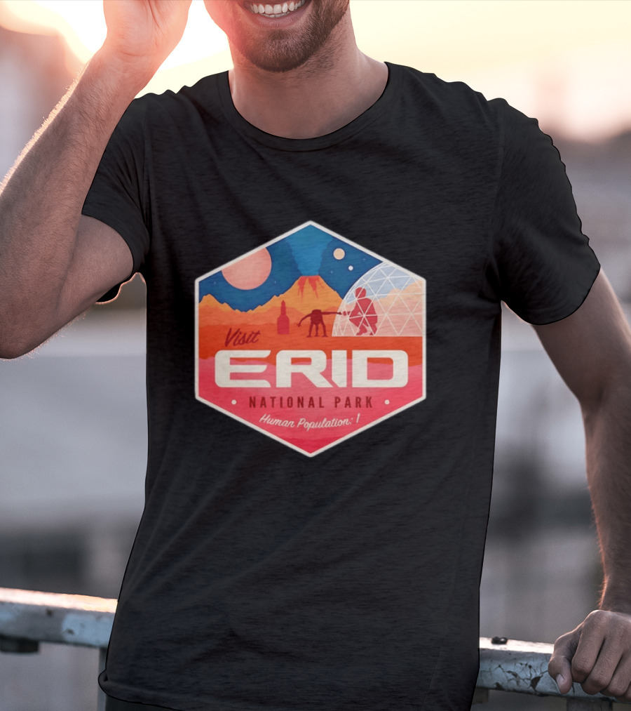 Rocky Alien Tau Ceti Visit Erid National Park Project Hail Mary Human Population One T-Shirt