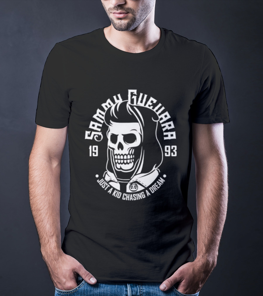 Sammy Guevara 1993 Skull Just A Kid Chasing A Dream T-Shirt