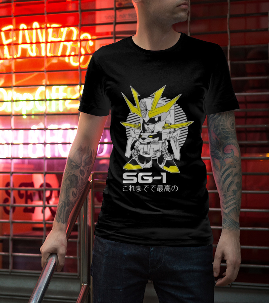 SG 1 Gundam Chibi Mecha Anime T-Shirt