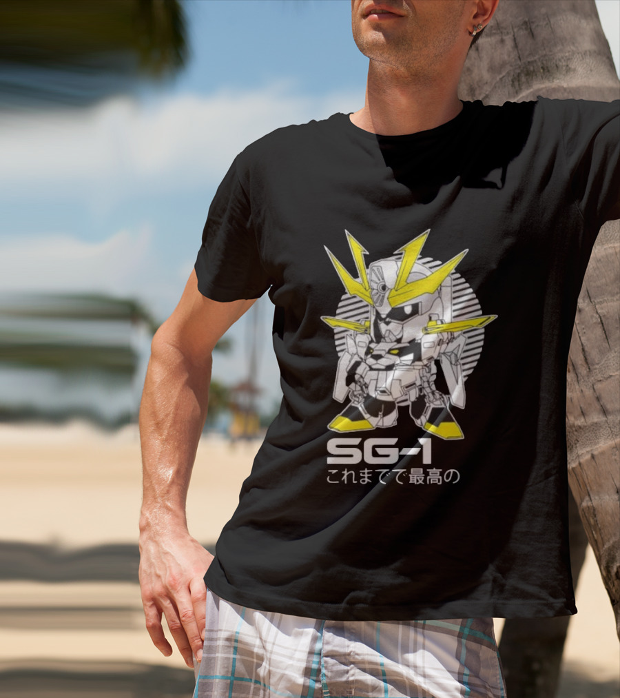 SG 1 Gundam Chibi Mecha Anime T-Shirt