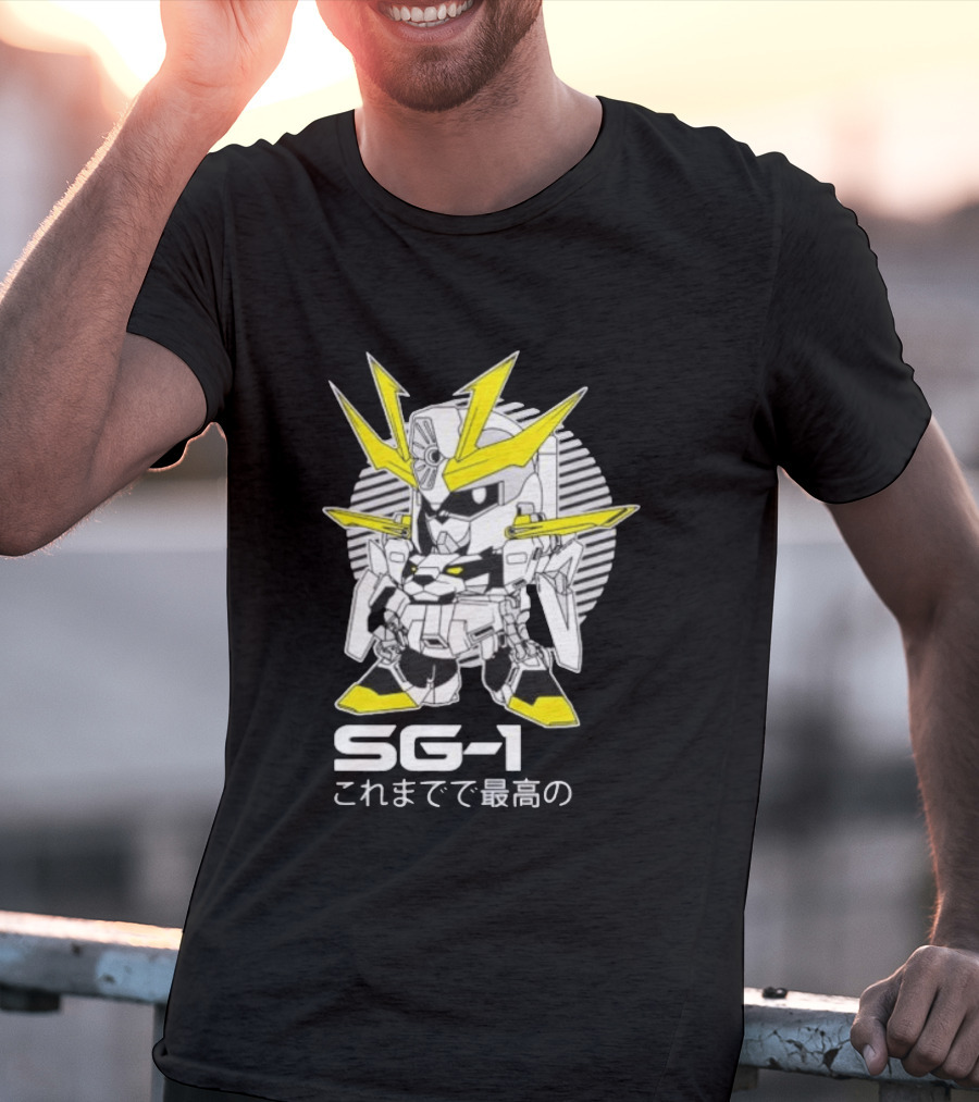 SG 1 Gundam Chibi Mecha Anime T-Shirt