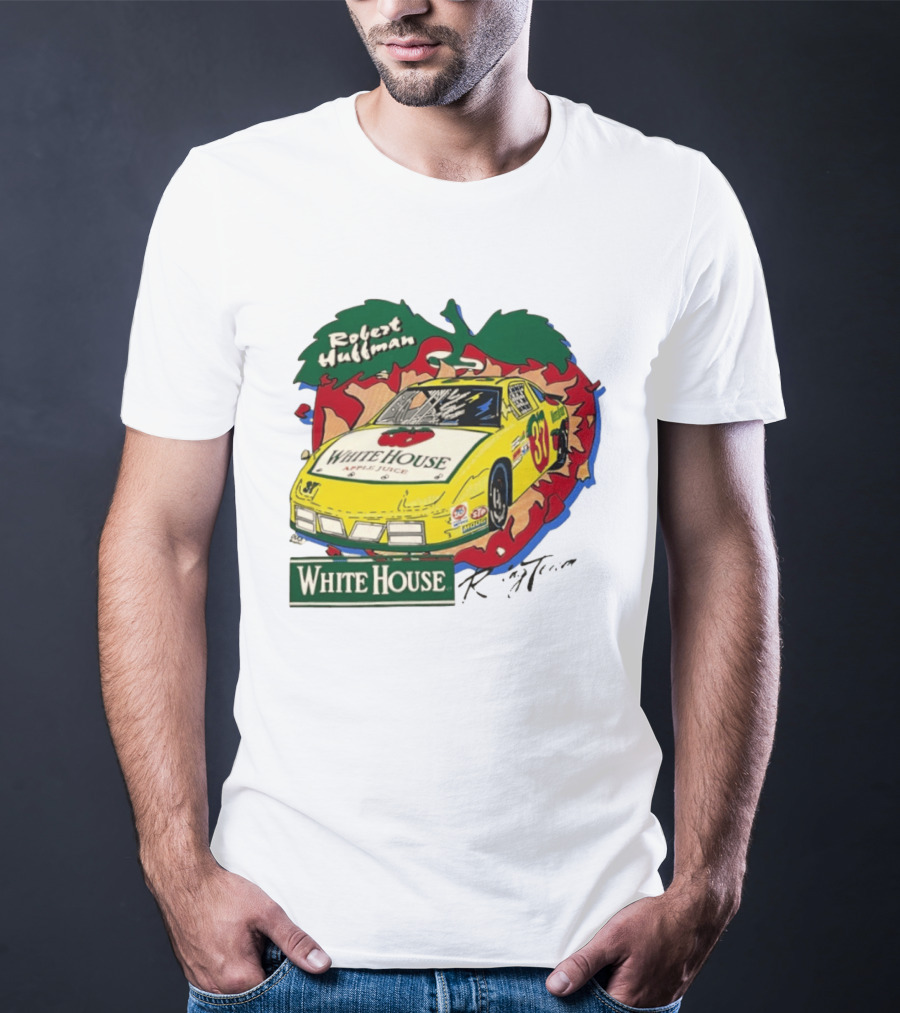1996 Robert Huffman White House Apple Juice #37 Goody's Dash Series Car Racing T-Shirt