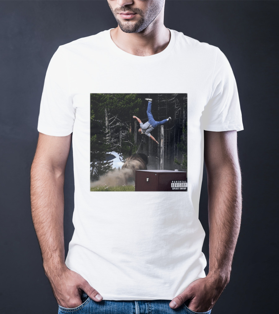Bison Do Not Pet The Fluffy Cows National Park Parental Advisory Explicit Content Warning T-Shirt