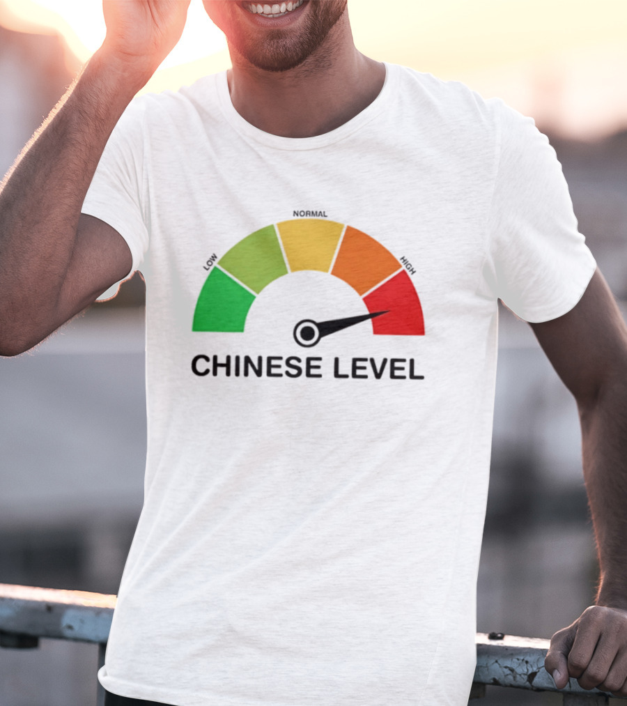 Chinese Level Meter Low Normal High Gauge T-Shirt