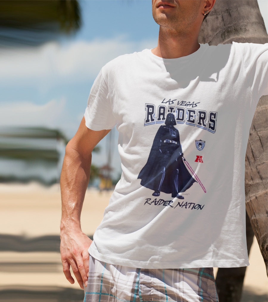 Las Vegas Raiders Darth Vader Raider Nation Star Wars 2026 T-Shirt