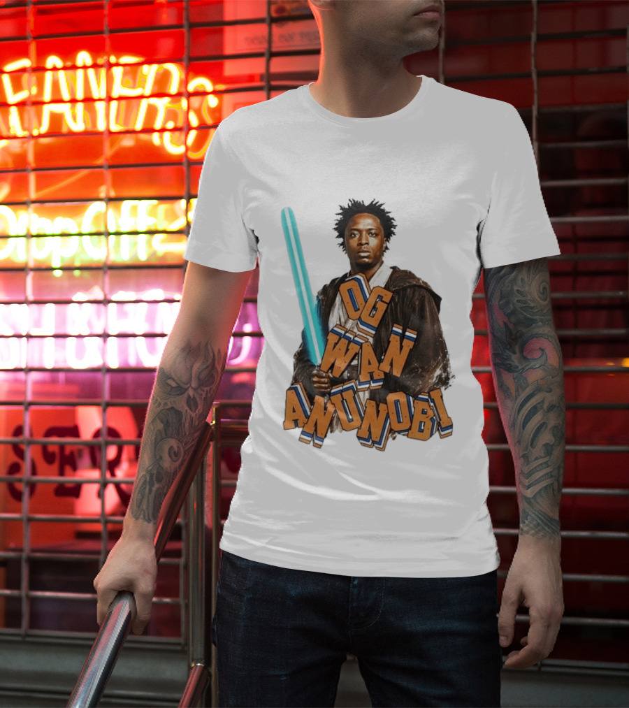 Og Wan Anunobi New York Knicks Basketball Nba 2026 Star Wars T-Shirt