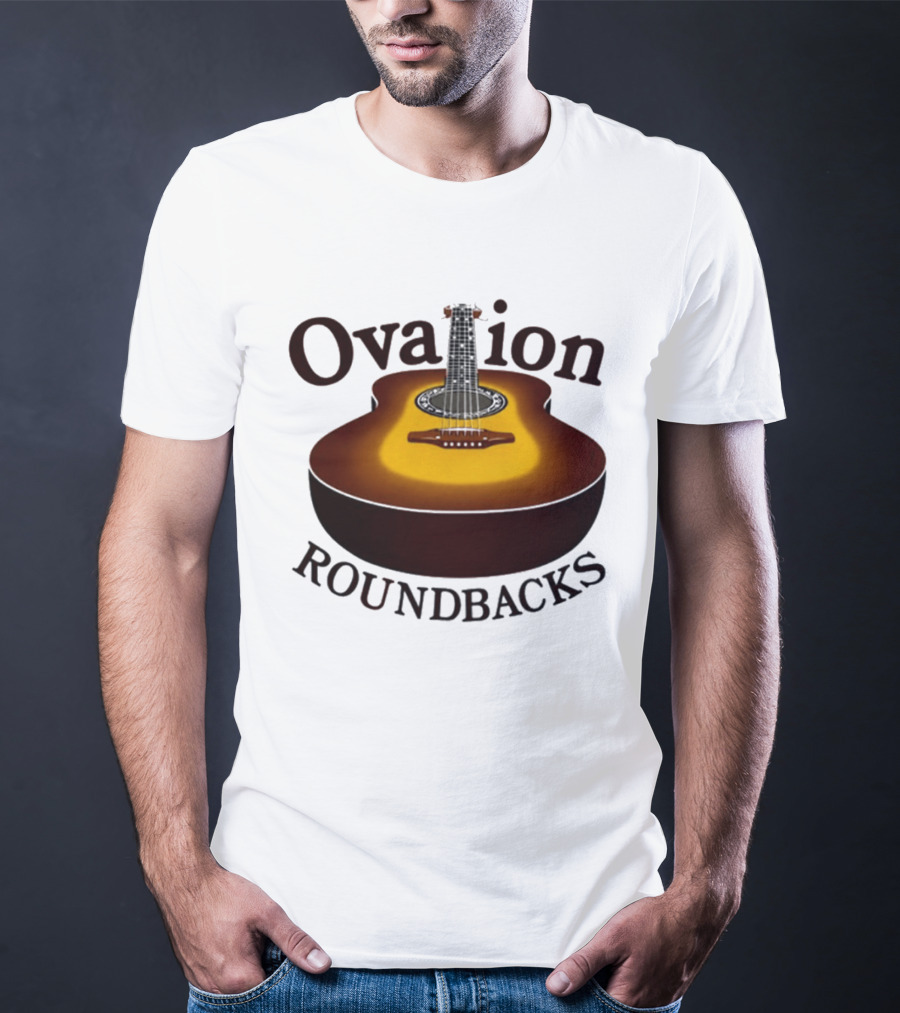 Ovation Roundbacks Acoustic Guitar Folk Music T-Shirt