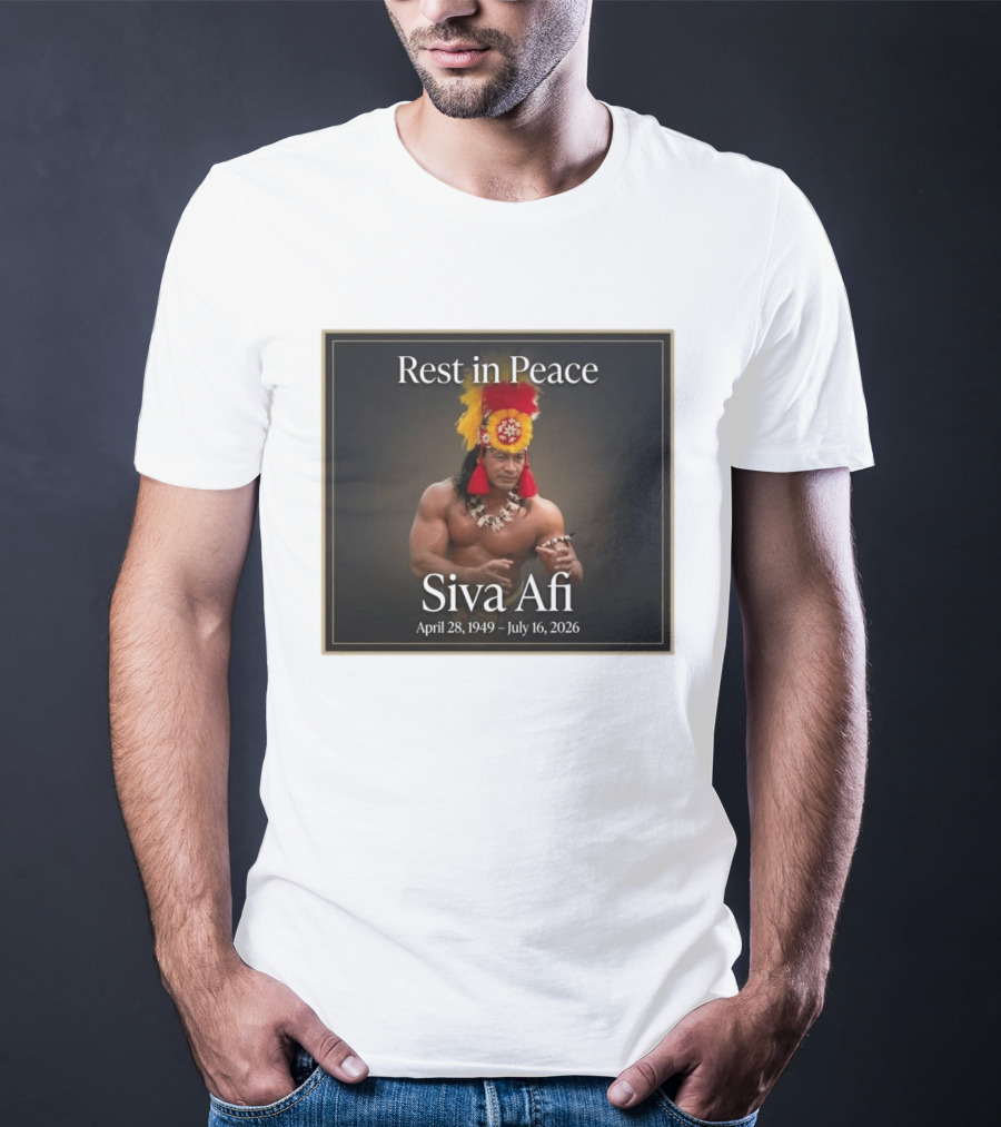Rest In Peace Siva Afi April 28 1949 July 16 2026 Hawaiian Warrior T-Shirt