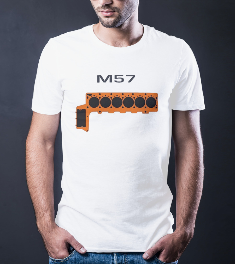 M57 Engine Components BMW Performance Straight Six T-Shirt