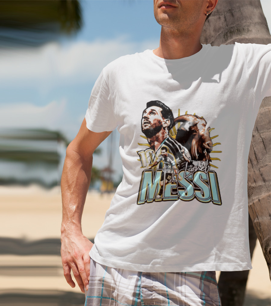 Lionel Messi 10 Goat T-Shirt