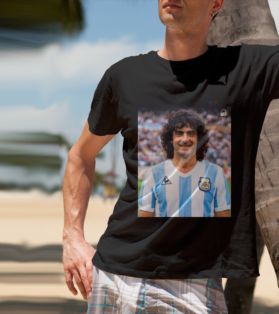 Happy Birthday Mario Kempes Argentina Football Legend AFA T-Shirt