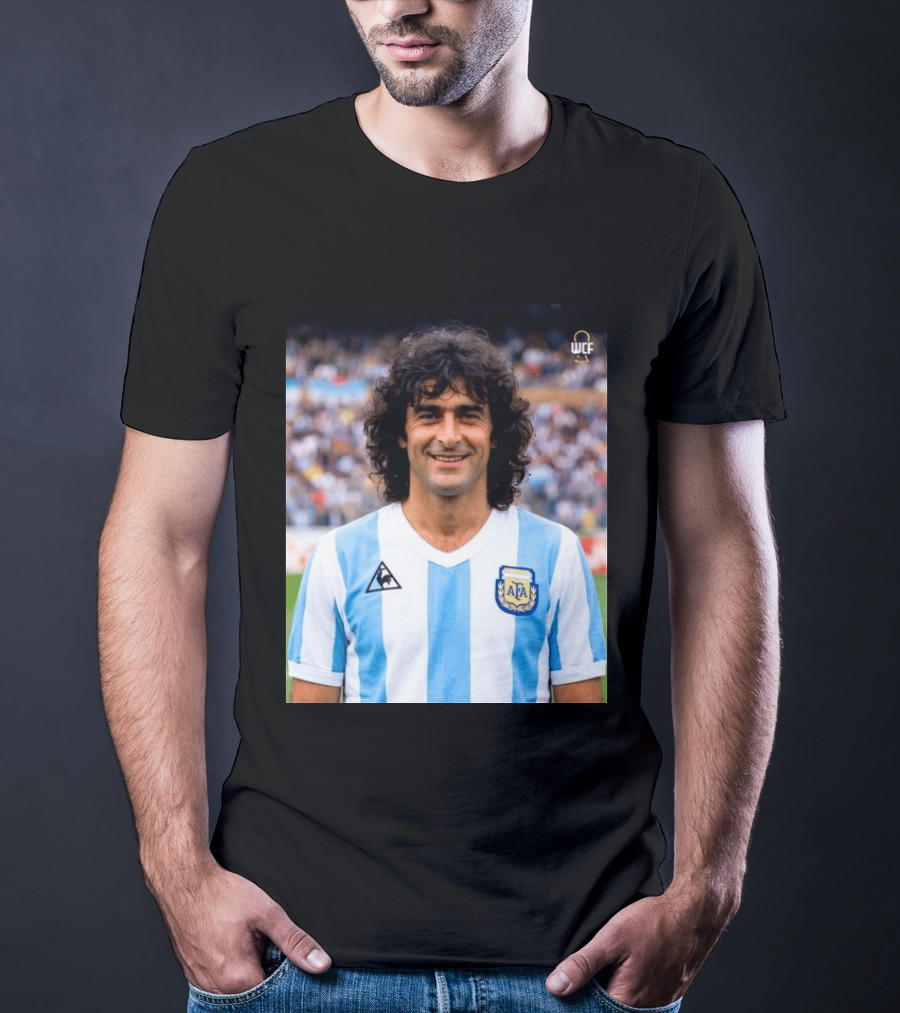 Happy Birthday Mario Kempes Argentina Football Legend AFA T-Shirt