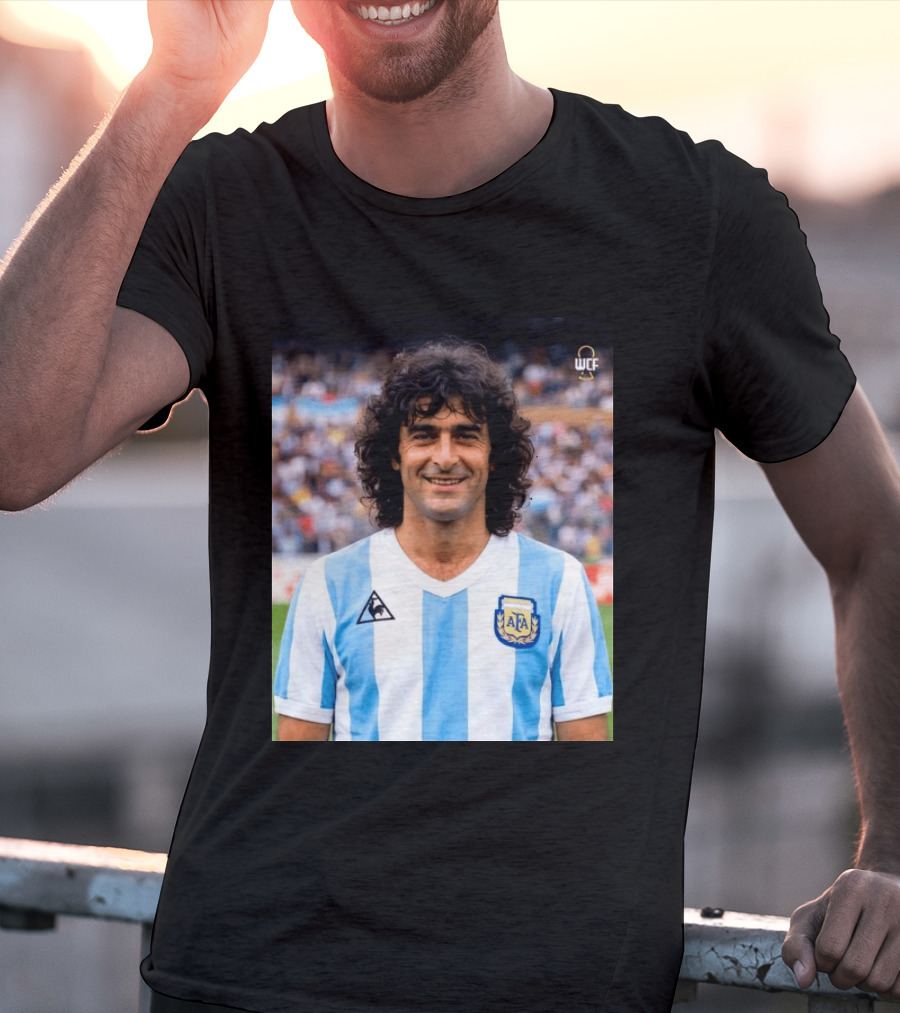 Happy Birthday Mario Kempes Argentina Football Legend AFA T-Shirt