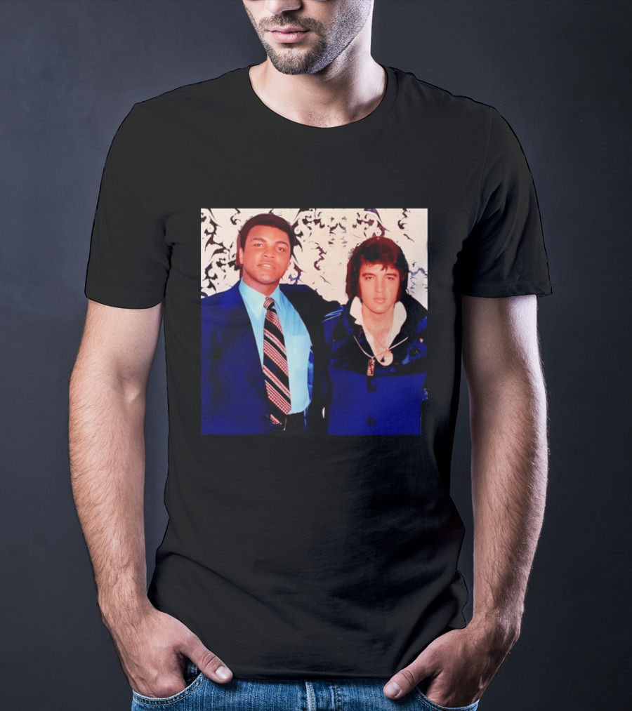 Muhammad Ali Elvis Presley Iconic Encounter T-Shirt