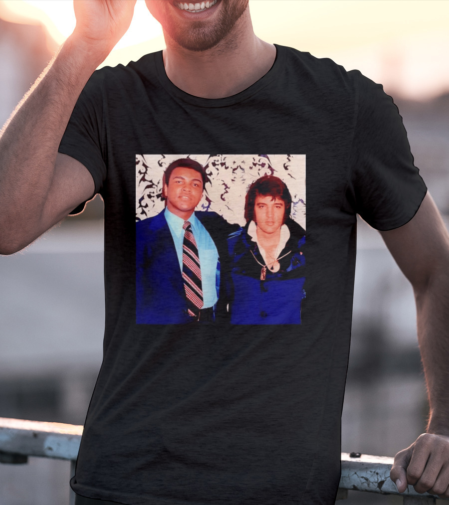 Muhammad Ali Elvis Presley Iconic Encounter T-Shirt