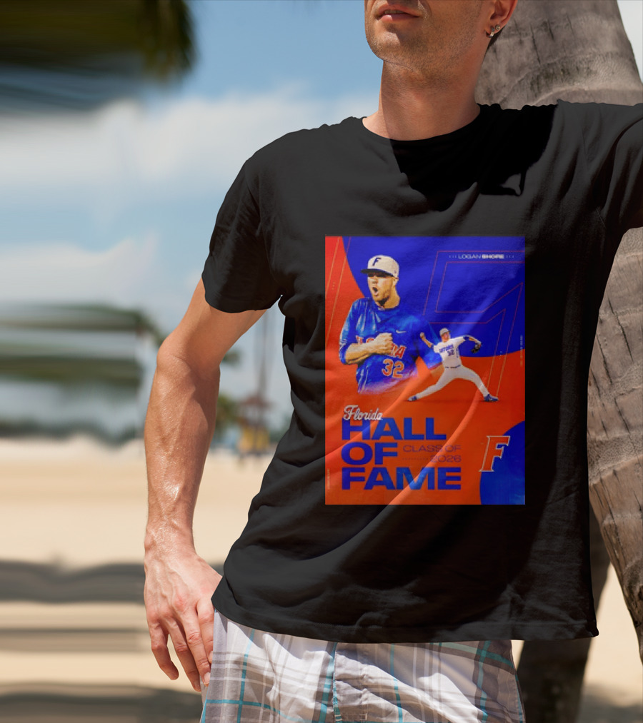Logan Shore Florida Gators Hall Of Fame Class Of 2026 T-Shirt
