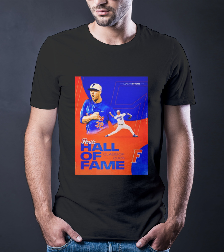 Logan Shore Florida Gators Hall Of Fame Class Of 2026 T-Shirt