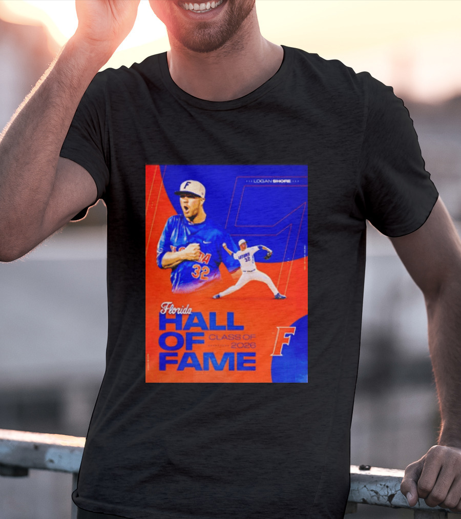 Logan Shore Florida Gators Hall Of Fame Class Of 2026 T-Shirt