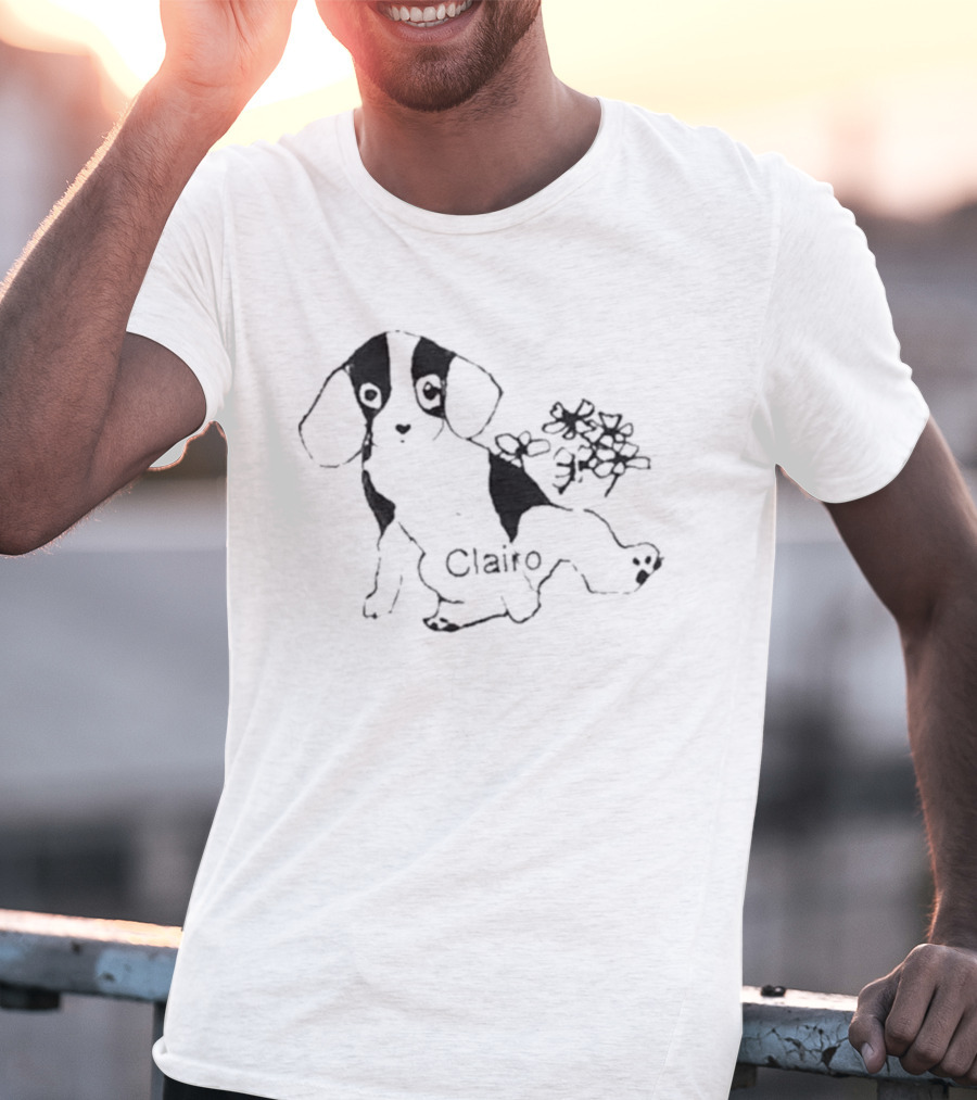 Clairo 5 Years Of Sling Flower Puppy Collection T-Shirt