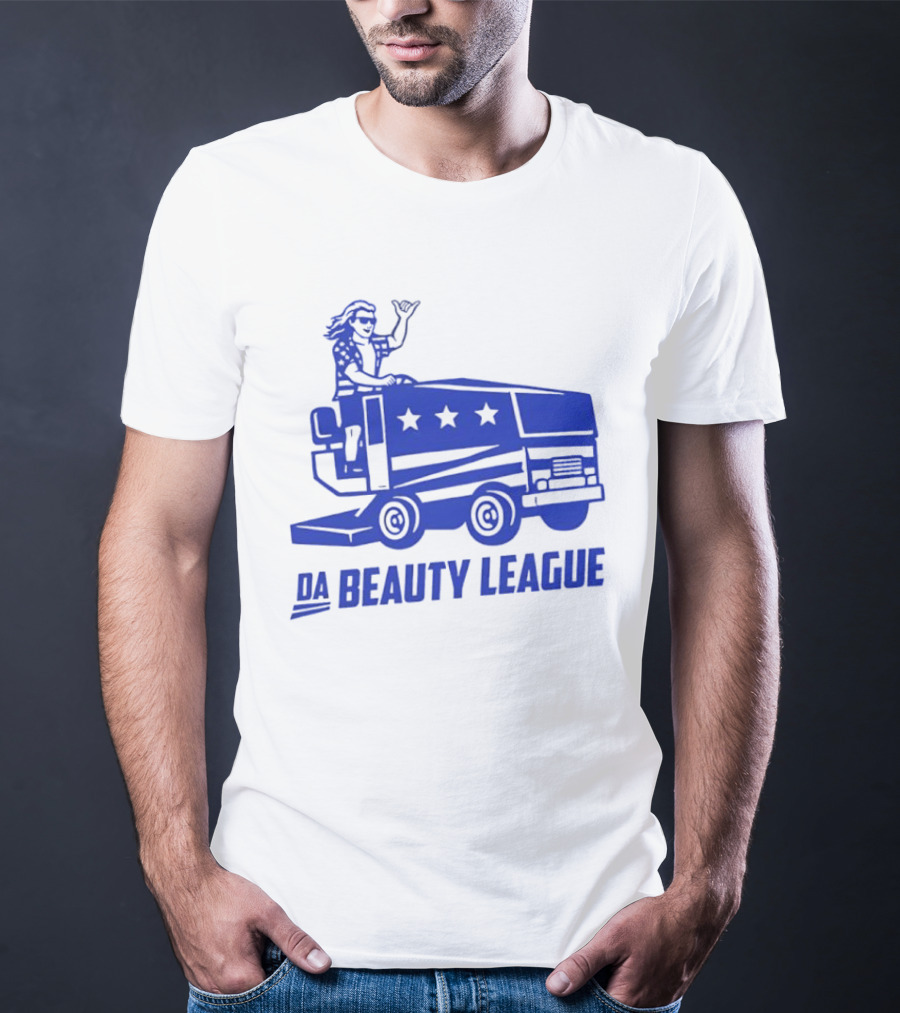 Da Beauty League Ice Resurfacer Shaka Sign T-Shirt