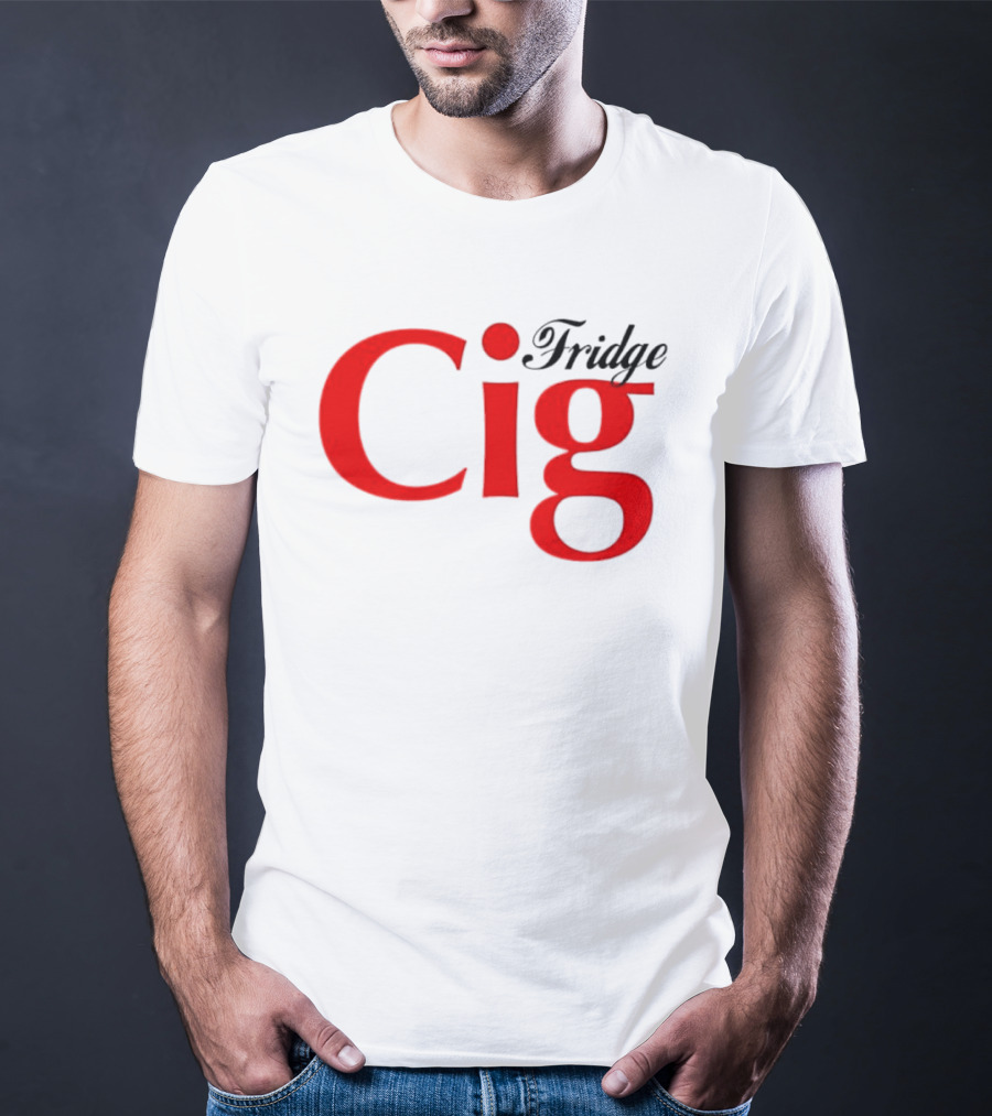 Fridge Cig Red Lettering T-Shirt