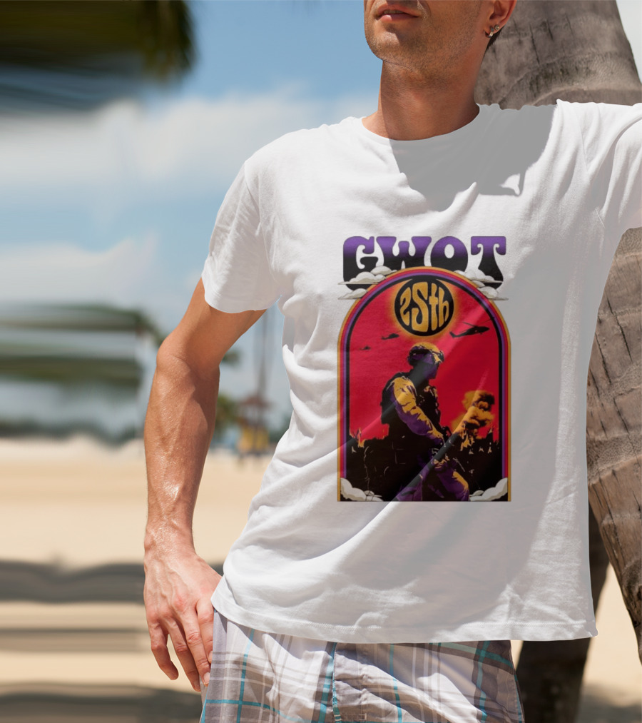 GWOT 25th Anniversary Soldier Helicopters Fire T-Shirt