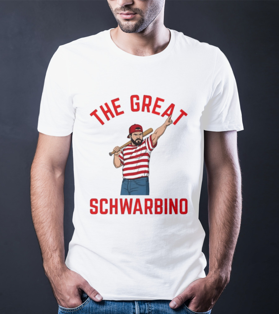 The Great Schwarbino Kyle Schwarber Philadelphia Phillies Baseball T-Shirt