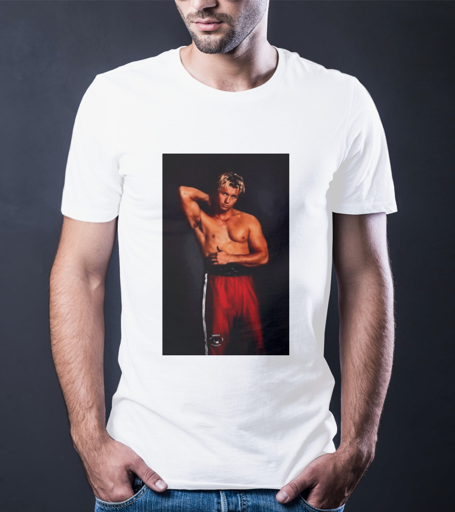 Stephen Kalyn Off Campus Body Maker Boxer Pose T-Shirt