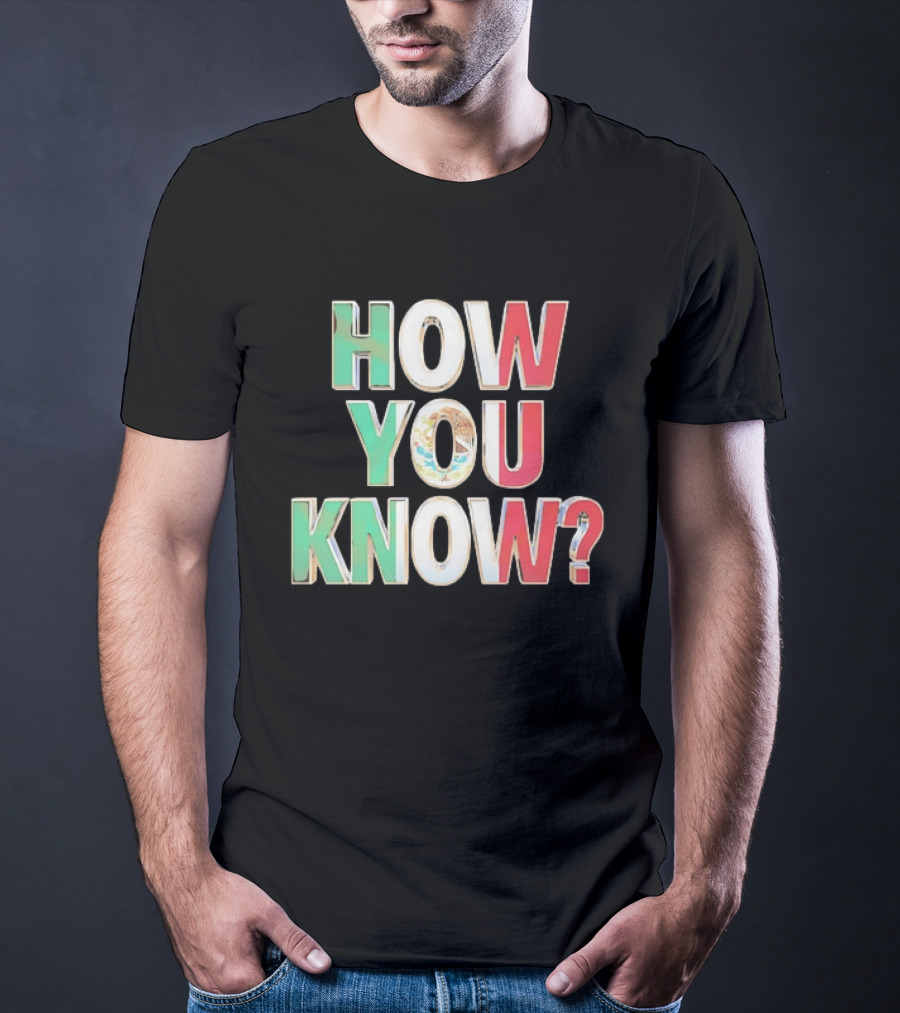 AEW Mexico Flag How You Know Wrestling T-Shirt