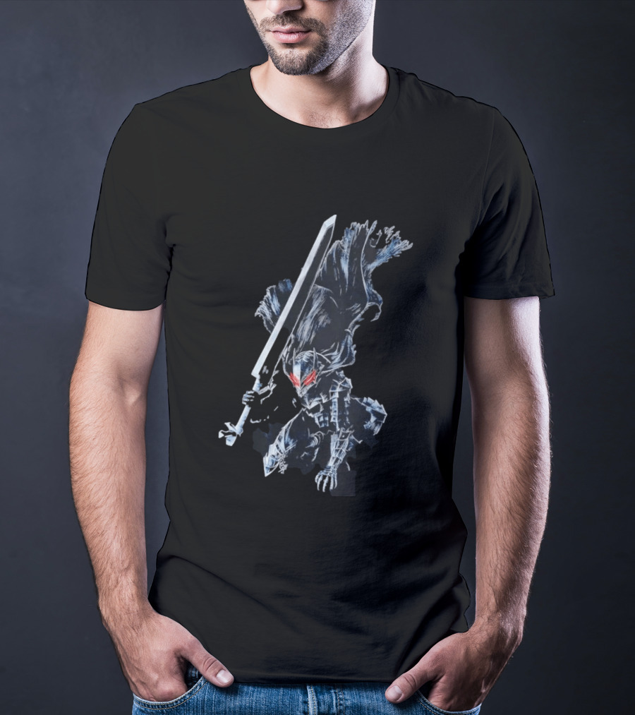 Berserk Guts Berserker Armor Dragonslayer Sword Action Pose T-Shirt
