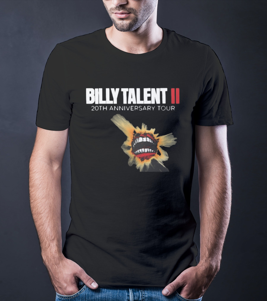 Billy Talent II 20th Anniversary Explosive Artwork Tour 2026 T-Shirt