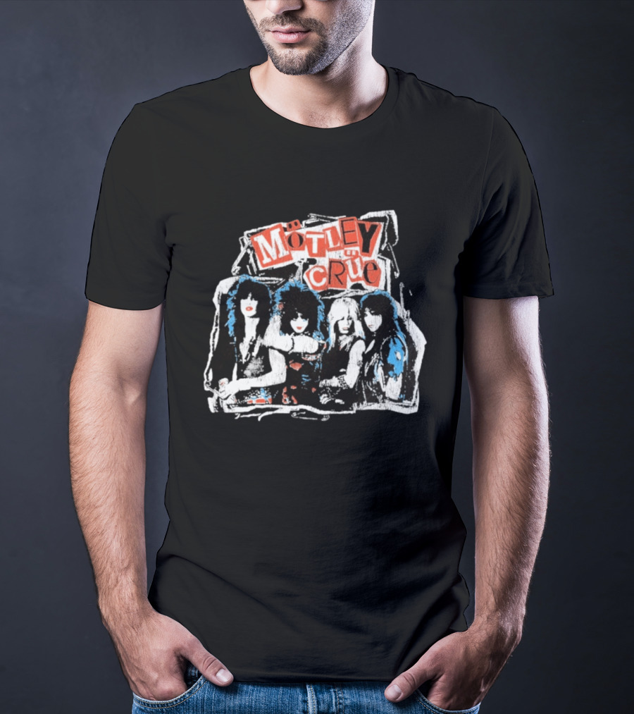 Motley Crue Collage The Return Of The Carnival Of Sins Tour 2026 T-Shirt