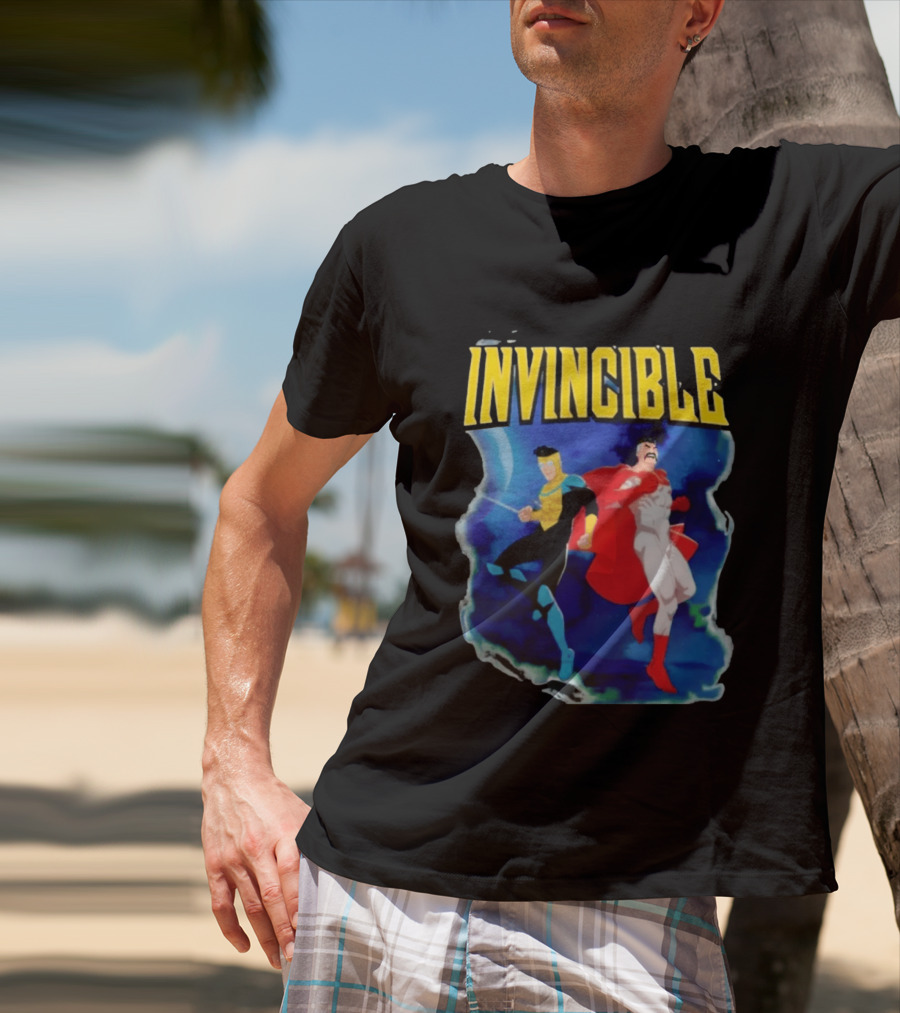 Invincible Comic Superhero Duo Team Up T-Shirt