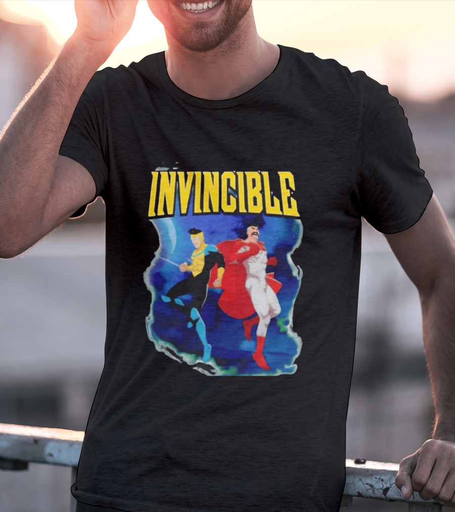 Invincible Comic Superhero Duo Team Up T-Shirt