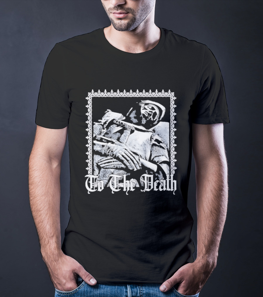 Effigy Of A Fallen Knight To The Death Metal Band Black T-Shirt