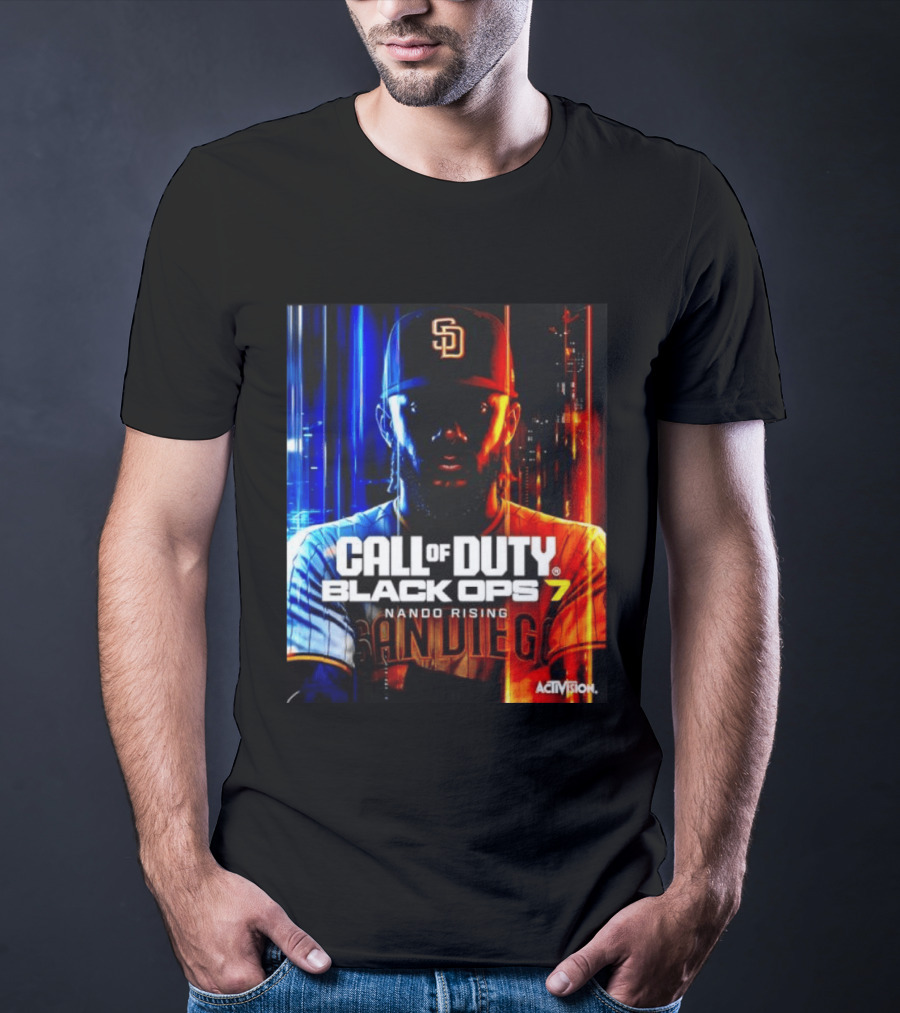 Call Of Duty Black Ops 7 Nando Rising San Diego SD Cap T-Shirt