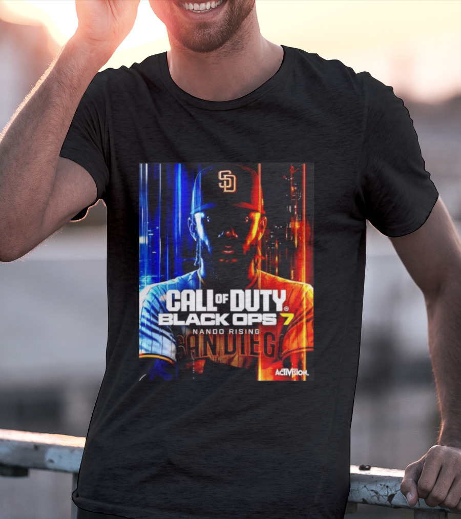 Call Of Duty Black Ops 7 Nando Rising San Diego SD Cap T-Shirt