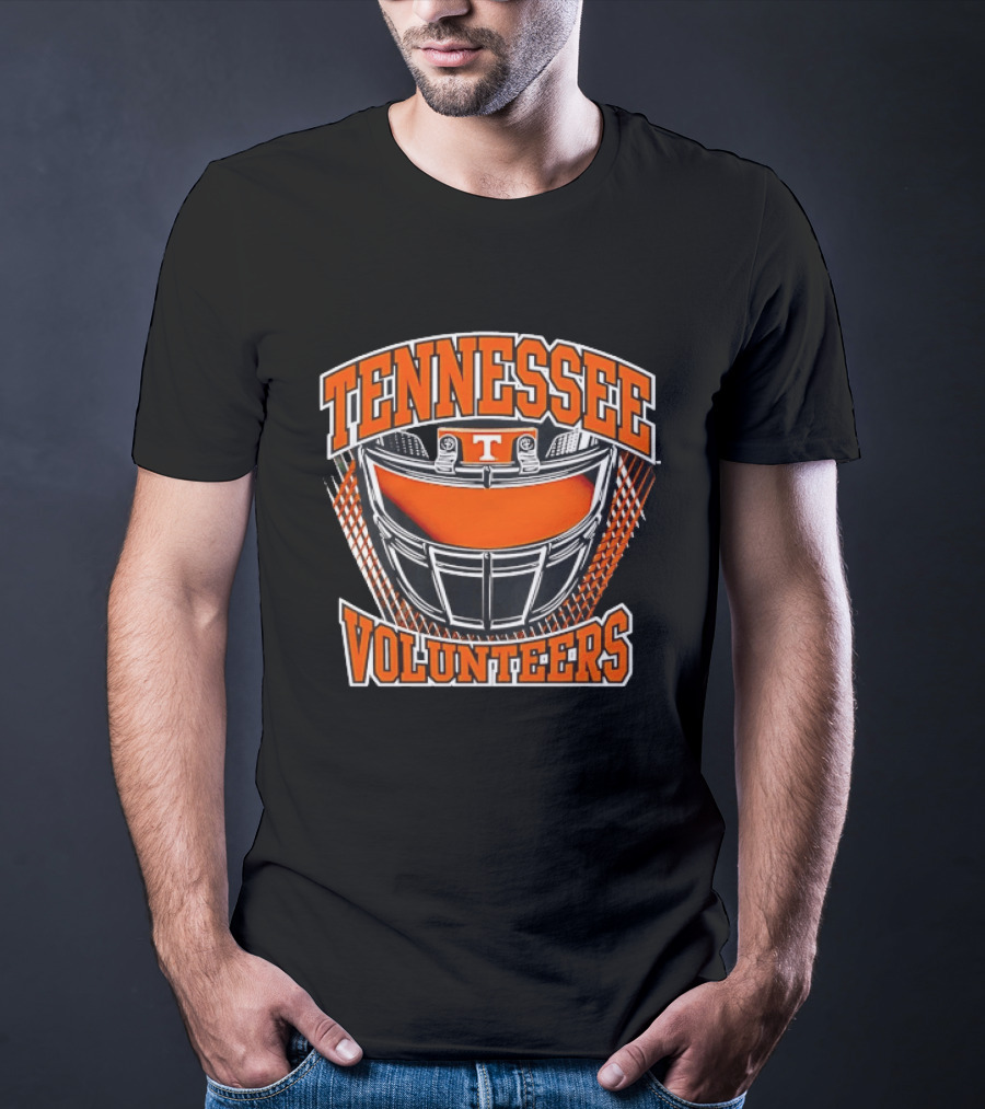 Tennessee Volunteers Helmet Football T-Shirt
