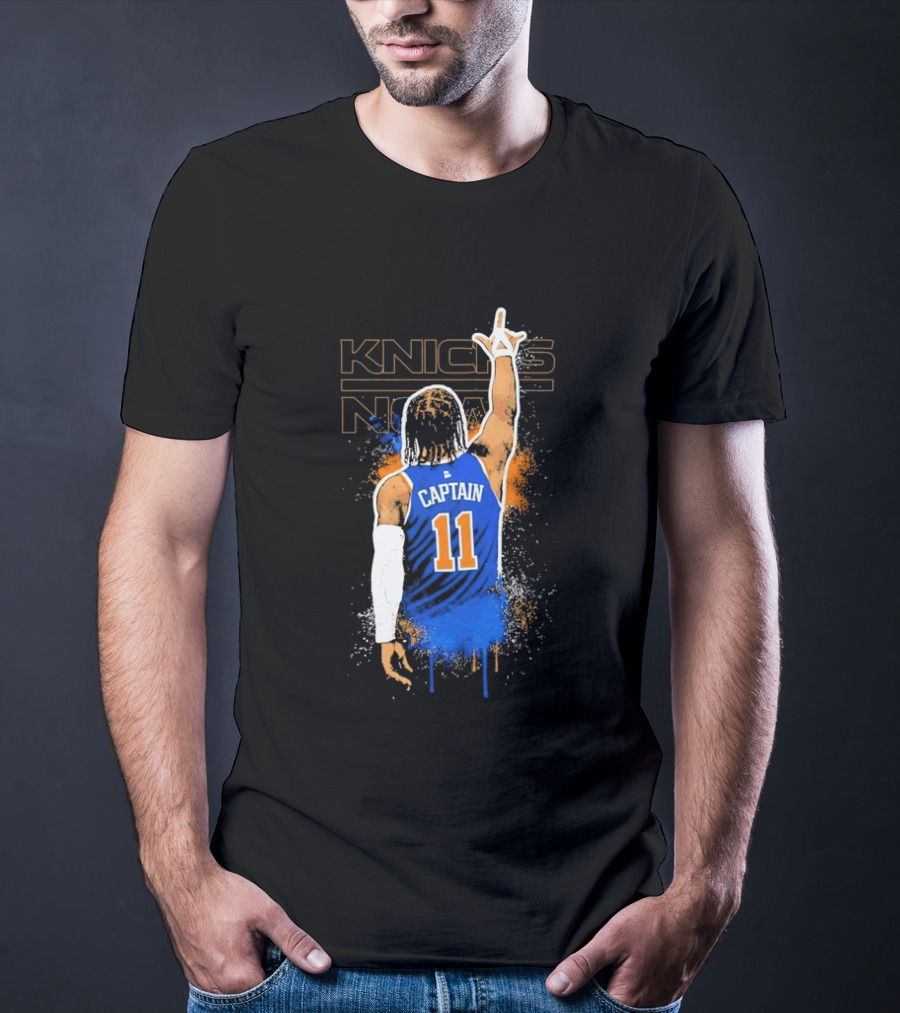 Captain 11 Knicks Now Basketball T-Shirt