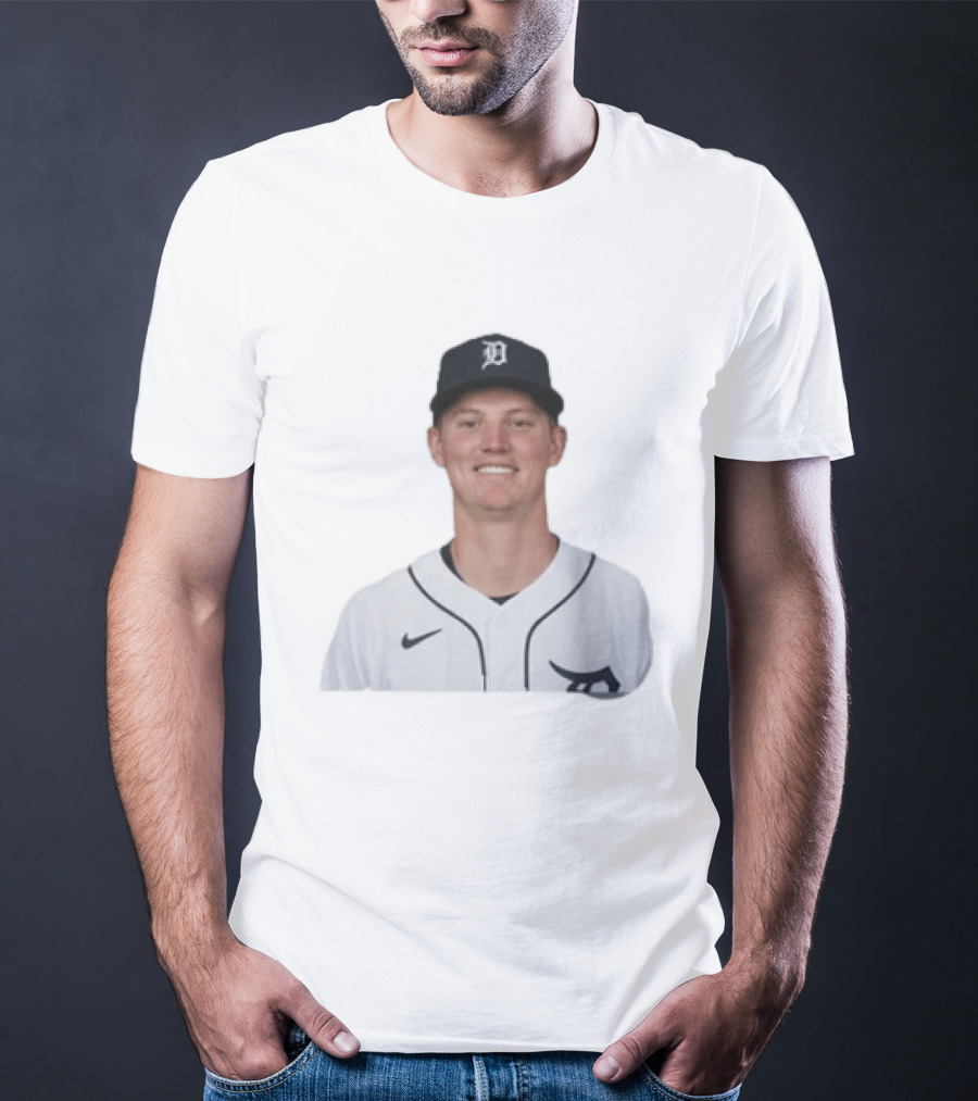 Troy Melton Detroit Tigers Nike Baseball Player D T-Shirt