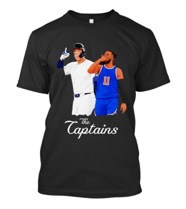Aaron Judge New York Yankees Jalen Brunson New York Knicks The Captains T-Shirt
