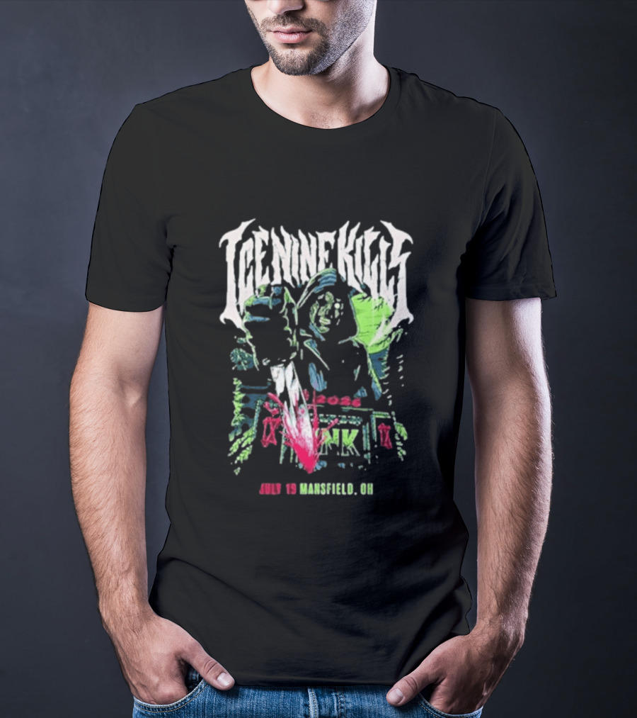 Ice Nine Kills Inkcarceration Event Mansfield OH July 19 2026 Horror Graphic Novel T-Shirt