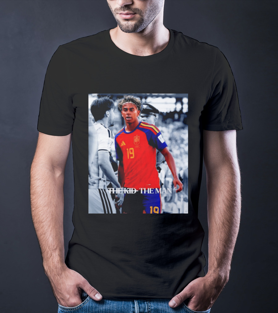 Spain 19 Lamine Yamal The Kid The Man T-Shirt