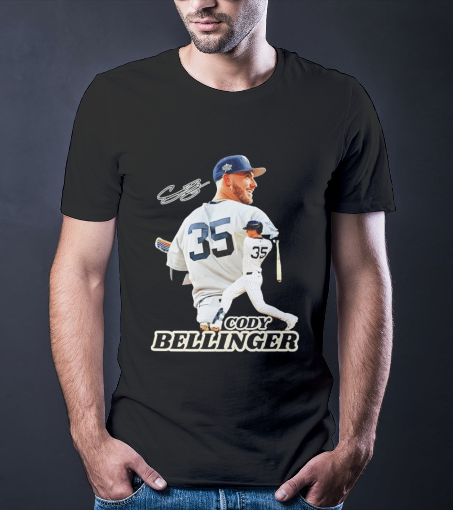 Cody Bellinger 35 New York Yankees MLB Baseball Player T-Shirt